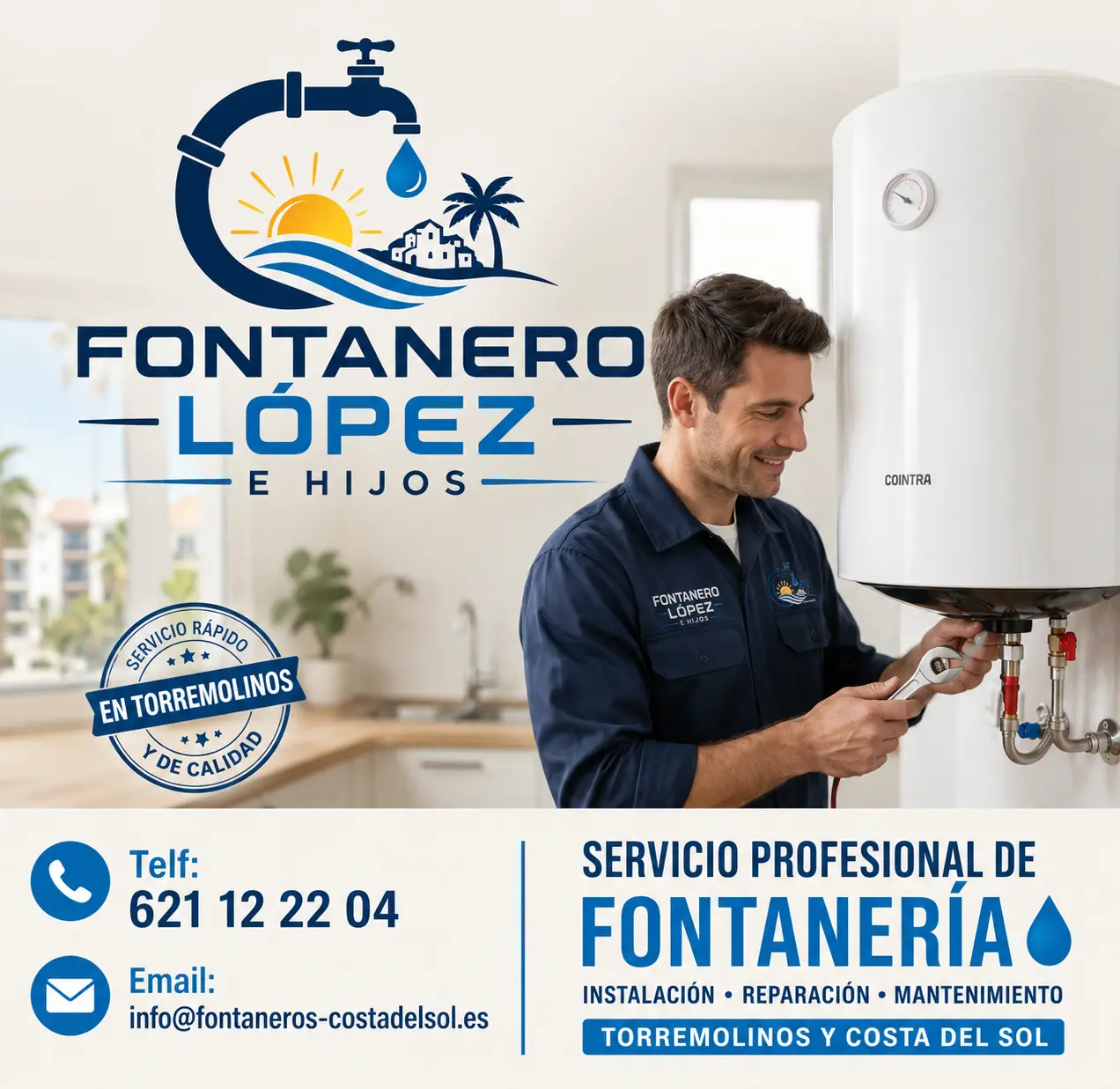  técnico de reparación de termos en Torremolinos
